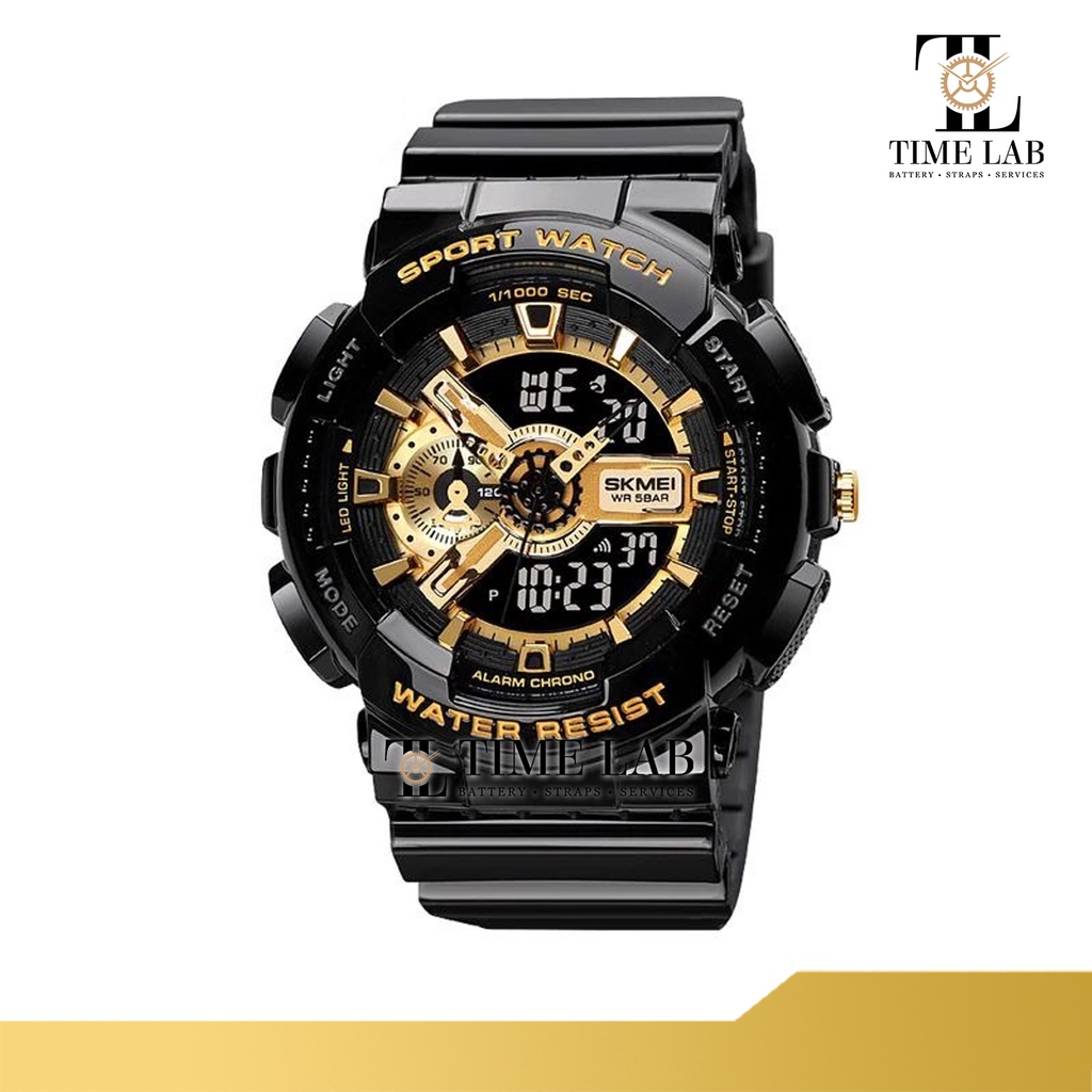 JAM TANGAN SKMEI ORIGINAL BERGARANSI SK1688 / SKMEI 1688 PRIA RUBBER