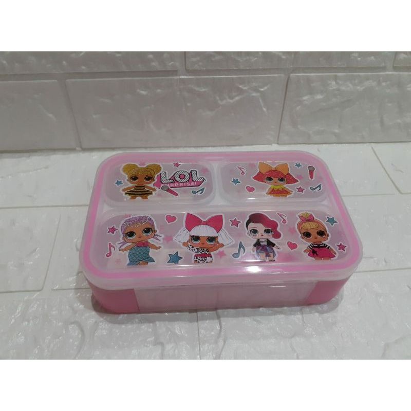 TEMPAT MAKAN YOYE MINI/ BEKAL ANAK/ LUNCH BOX/  KARAKTER ANAK