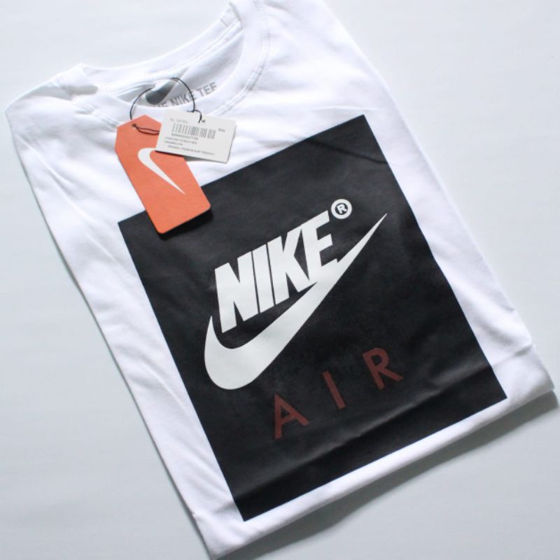 KAOS PRIA BAJU DISTRO SURFING NIKE MURAH BANDUNG PREMIUM BIG SIZE WARNA PUTIH SIMPEL COD