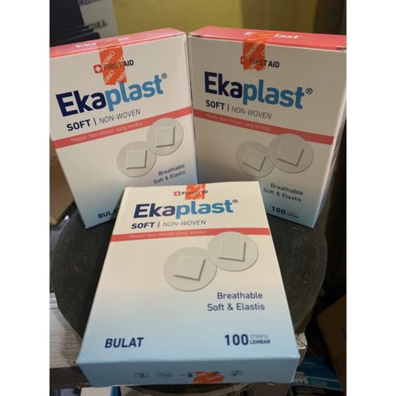 EKAPLAST BULAT PLESTER LUKA BULAT SOFT NON WOVEN ISI 100 PCS - ONEMED