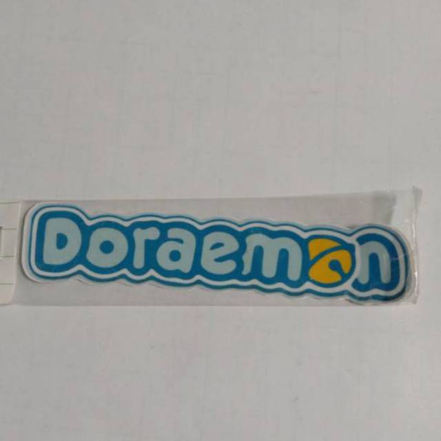 Sticker produk tulisan DORAEMON minim pembelian produk harus 20rb