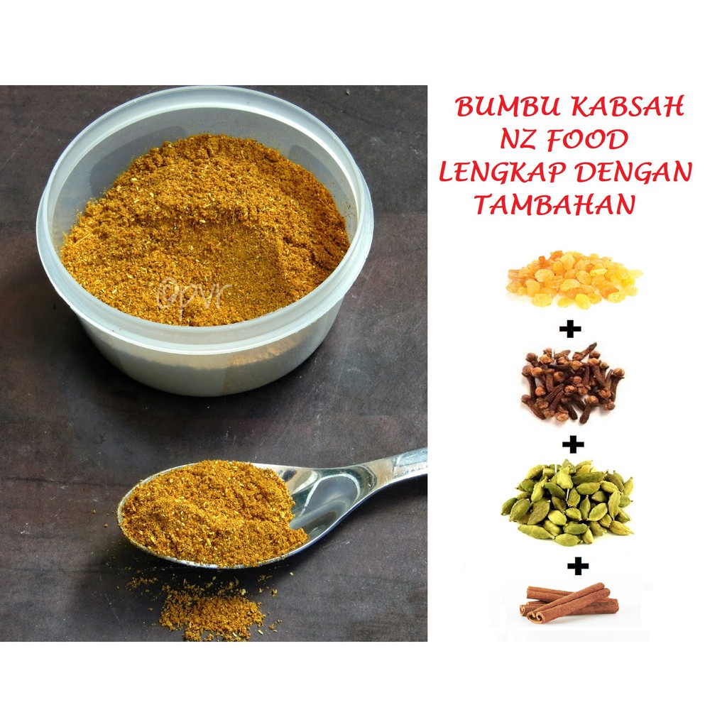 

bumbu nasi kabsah lengkap atau bumbu kabsah untuk 1 kg beras