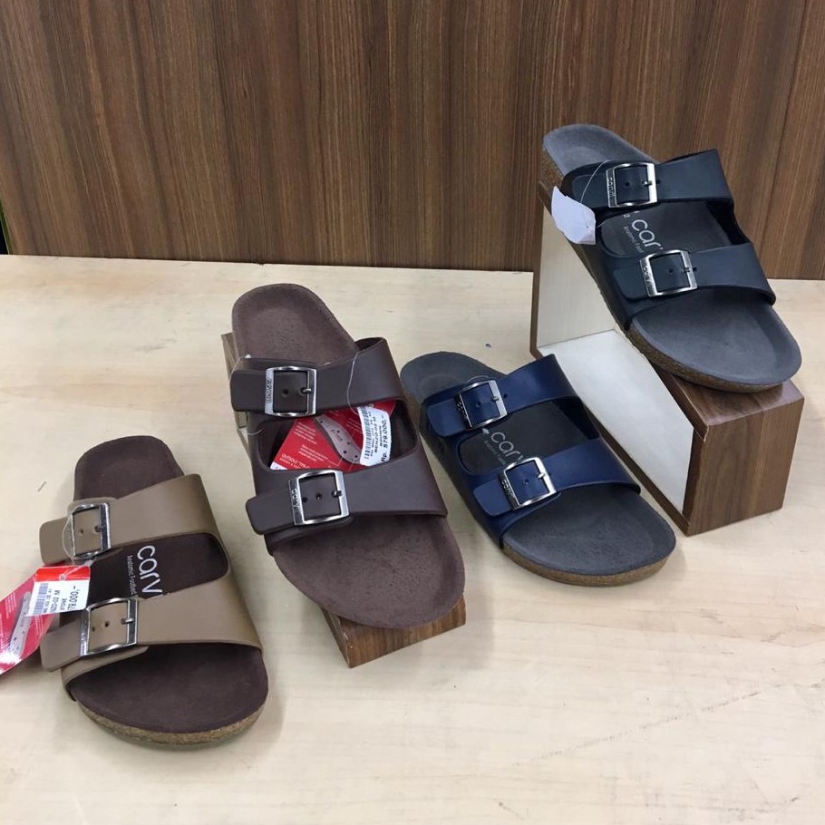 Carvil Shoes Benzo-02 Sandal Selop Casual Pria
