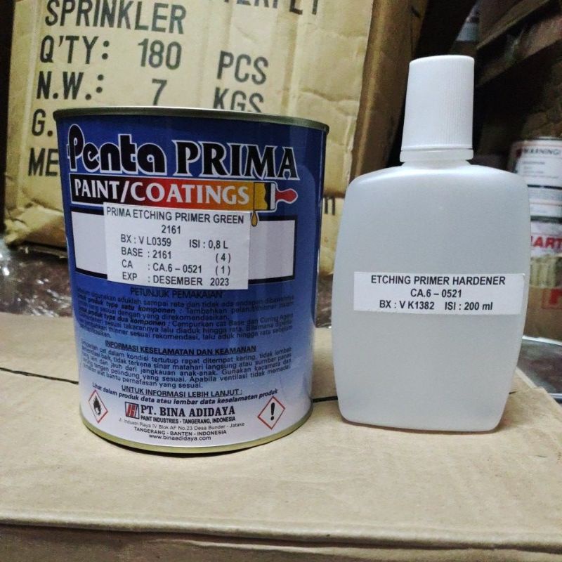 CAT PENTA PRIMA ETCHING PRIMER GREEN 0,8L HARDENER 200 ML