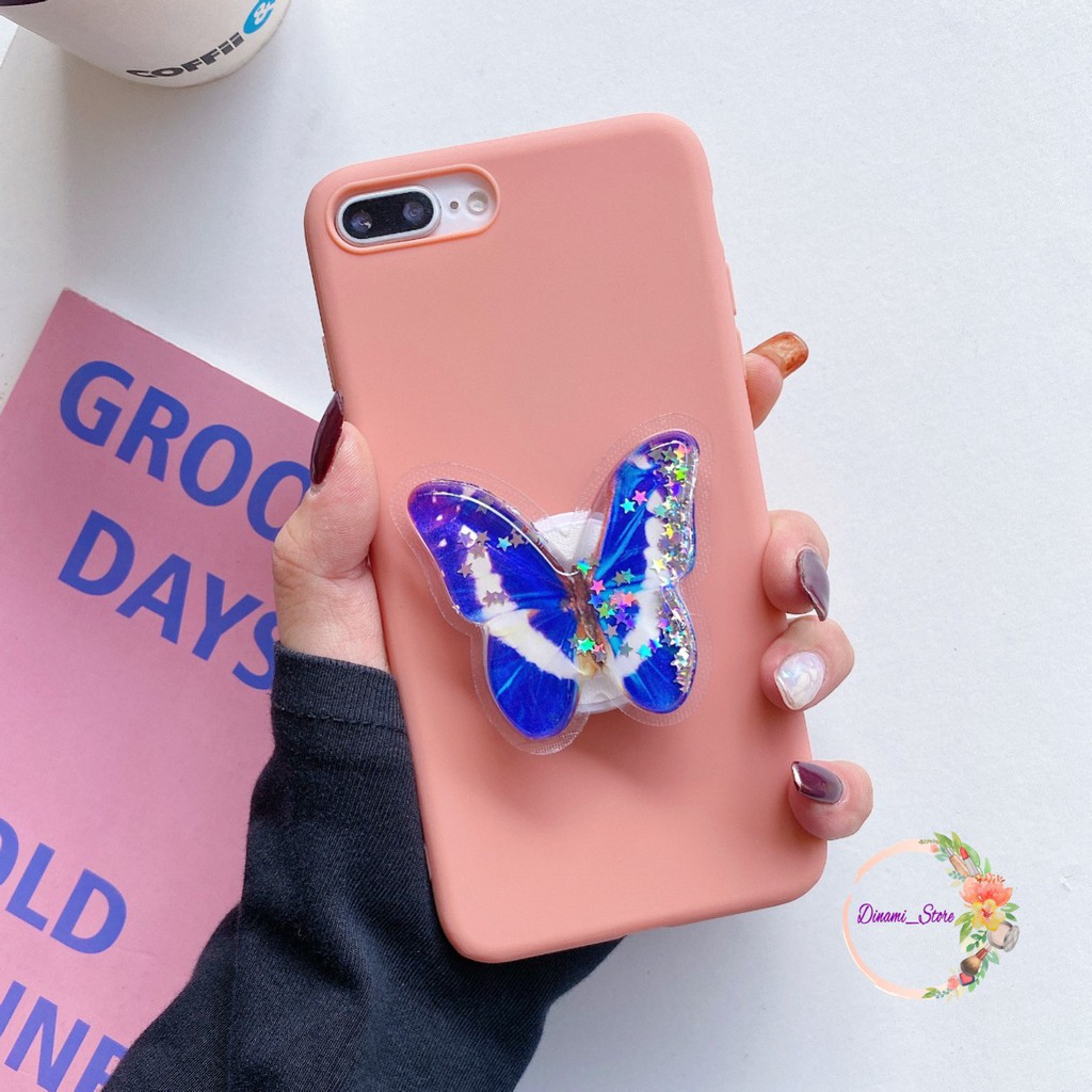 POPSOCKET GLITTER CANDY I PHONEEE 6 6S 6+ 6S+ 7 7+ 8 8+ X XS MAX 11 PRO MAX ALL TYPE DST165