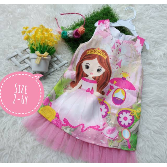 Dress satin shopee