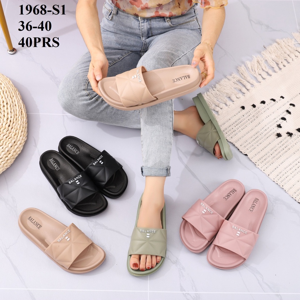 Sandal Slop Kokop Wanita Balance 1968 Motif KOKOP BINTANG