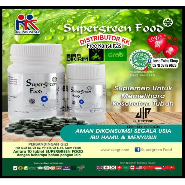 Hot Hot Promo Super Green Food / Sgf 600 Tablet