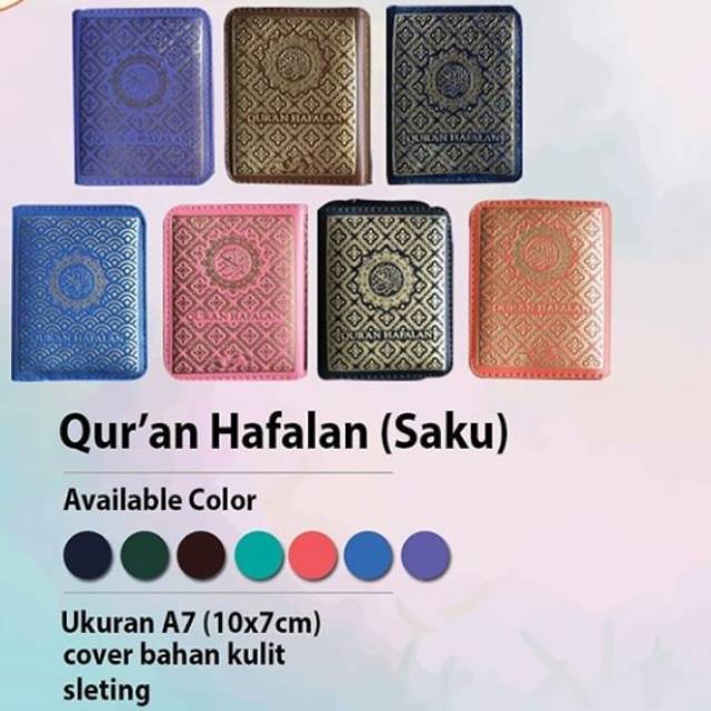 Al Qur'an hafalan saku/tsumun resleting