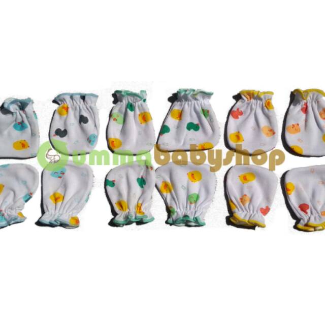 Sarung Tangan Kaki Motif Piyo Bebek Tebal Lembut SNI Termurah