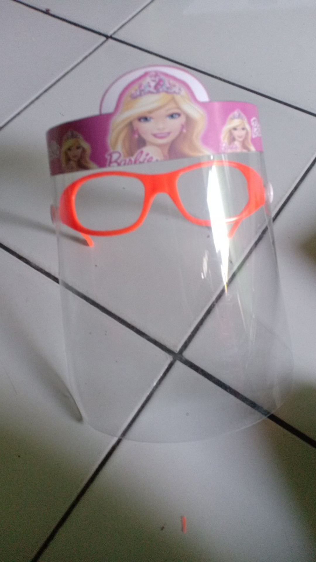 Kacamata Anak Face Shield Karakter Anti Virus