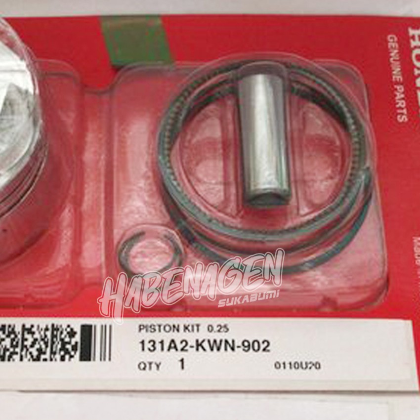 seher seker piston kit ring set vario 125 fi old 125 led os over size 25 ori original orisinil AHM-1