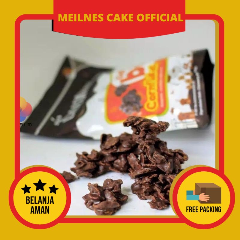 

Chocomory - Choco Bag Cornflakes 150gr - Cokelat Sereal Jagung - Oleh Oleh Kue Bandung