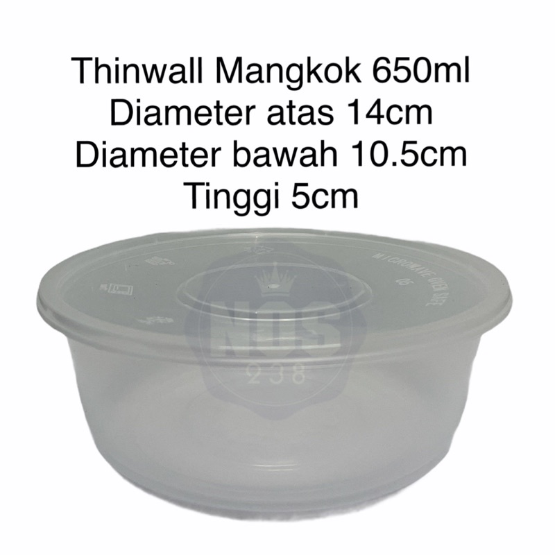 Thinwall Mangkok isi 25set