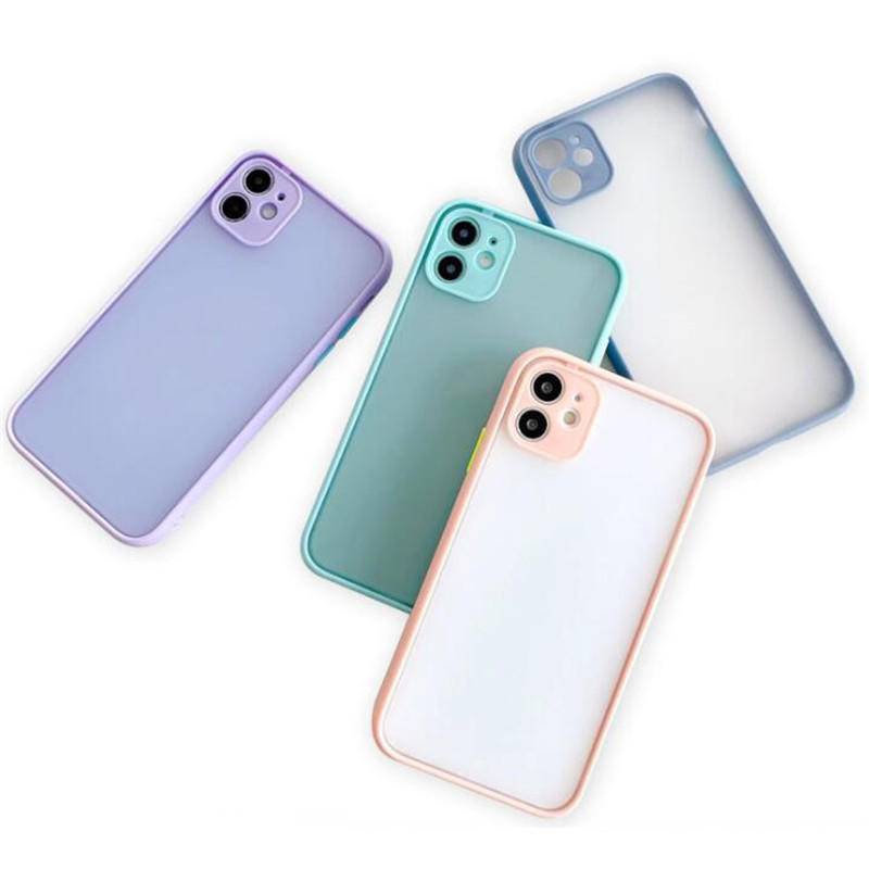 Soft Case Silikon Warna Permen Matte Untuk iPhone 13 12 Mini SE 2022 2020 6 6S 7 8 Plus