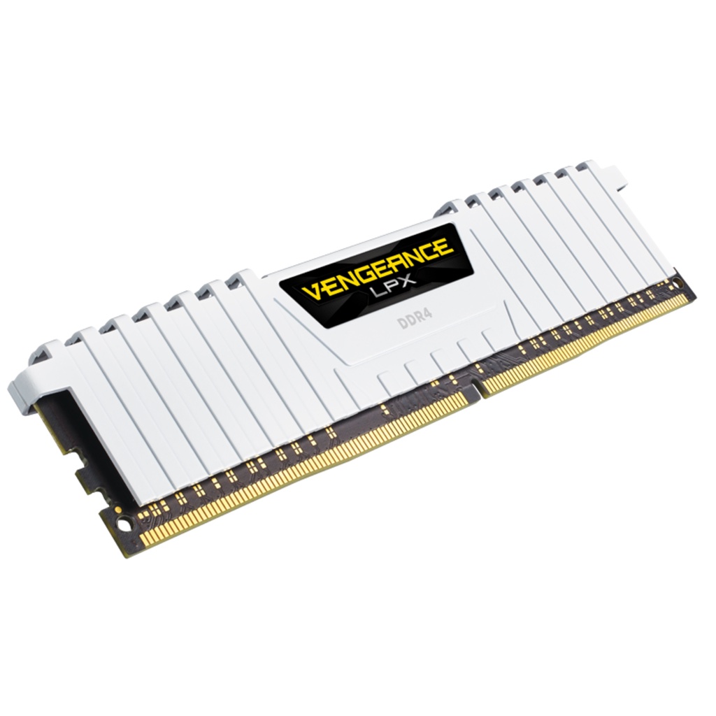 RAM CORSAIR VENGEANCE LPX 16GB (2X8GB) DDR4 3200MHZ CMK16GX4M2B3200C16W WHITE