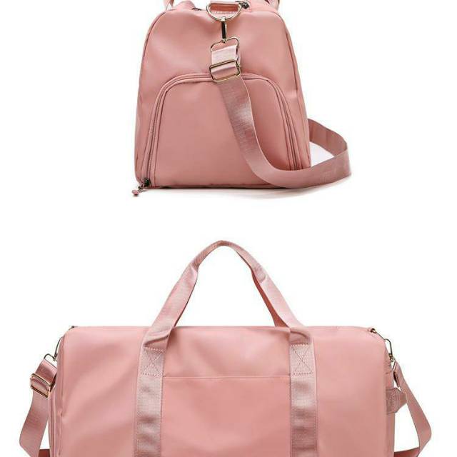 Tas Gym Import Wanita Warna Pink