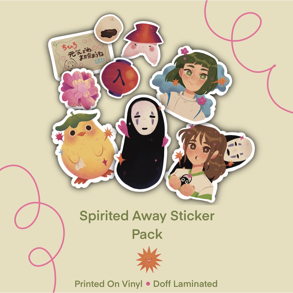 Spirited Away Sticker Pack