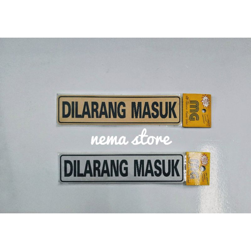 

GM STIKER DILARANG MASUK/STICKER DILARANG MASUK