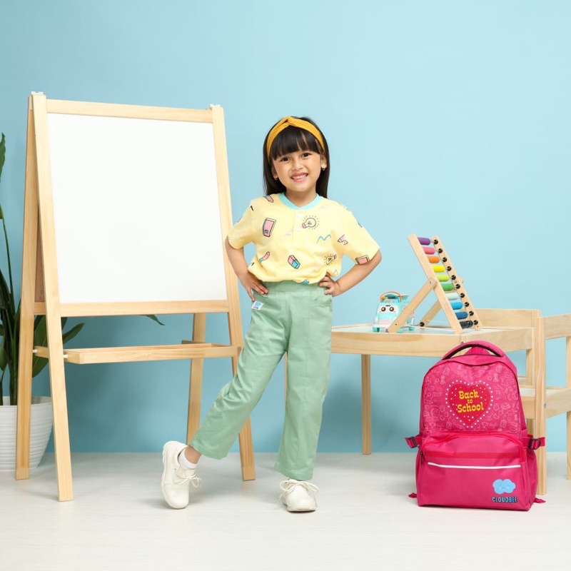 Set Back To School Free Back Pack by Cloudbee || CLOUDBEE SET BACK TO SCHOOLS + BACK PACK KEREN