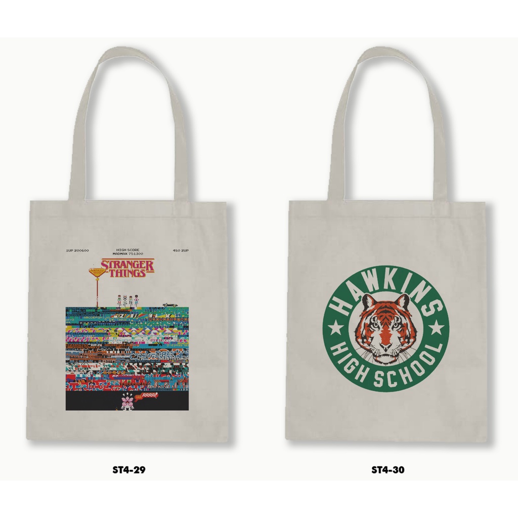 TOTE BAG BLACU - STRANGER THINGS 4 - 02