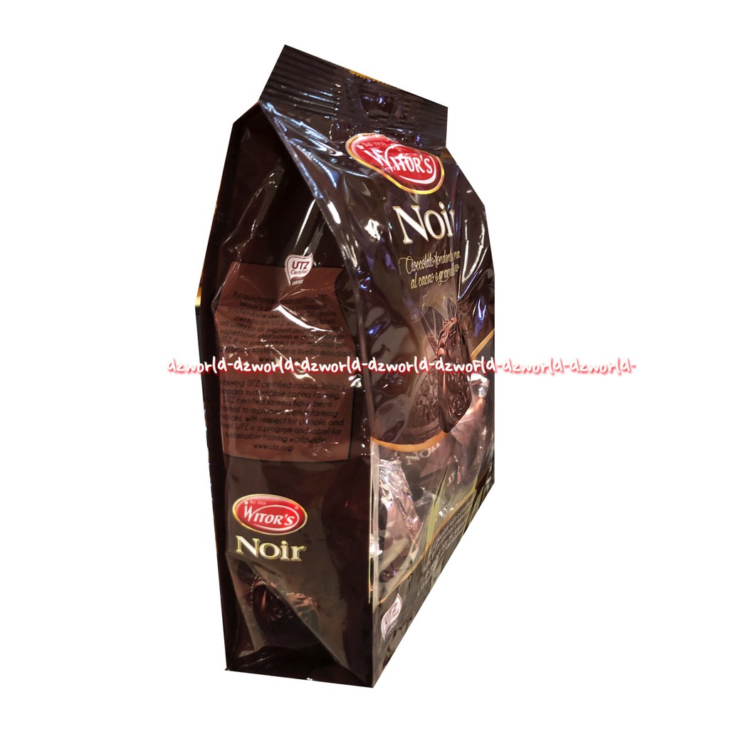 Noir Chocolate Fondente 250gr Dark Chocolate With Creamy Chocoa Coklat Isi Noirr