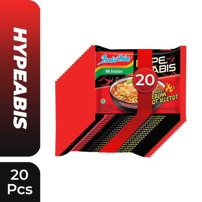 

PROMO 20 PCS - INDOMIE HYPEABIS RASA SEBLAK HOT JELETOT TERMURAH