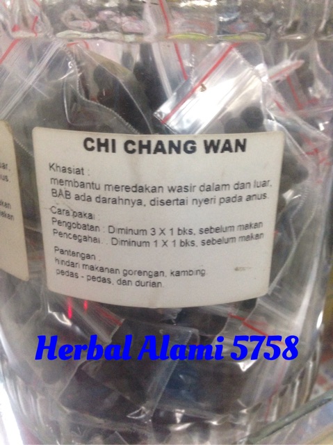 Chi Chang Wan - Obat Herbal Wasir Luar dan Dalam / Obat Wasir