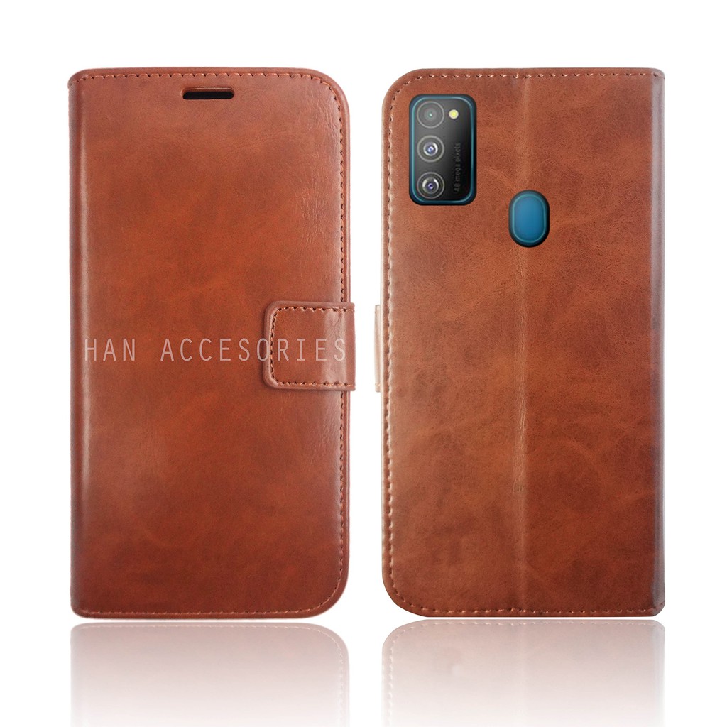 Samsung Galaxy M30S Original Fashion Selular Flip Leather Case - Flip Cover