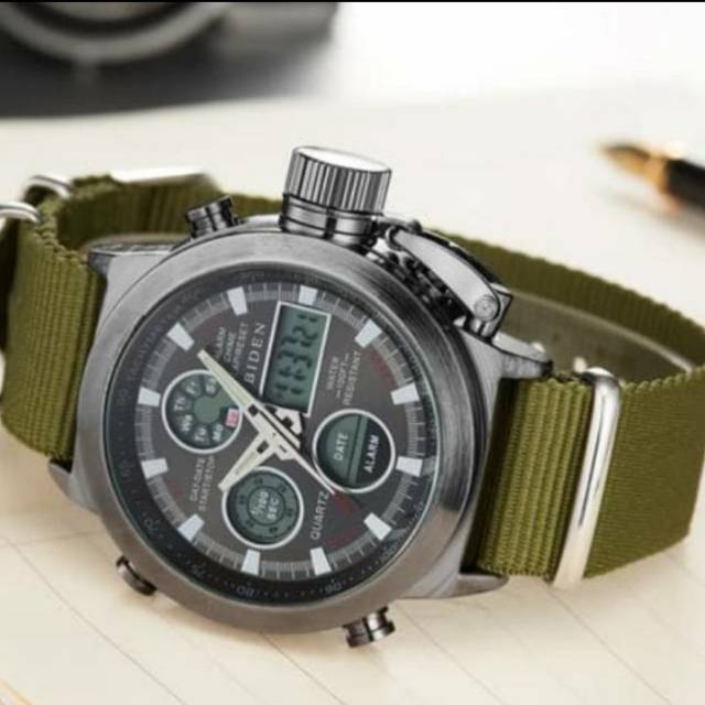BIDEN YN0031 Original Military, Water Resist, Garansi 1 thn