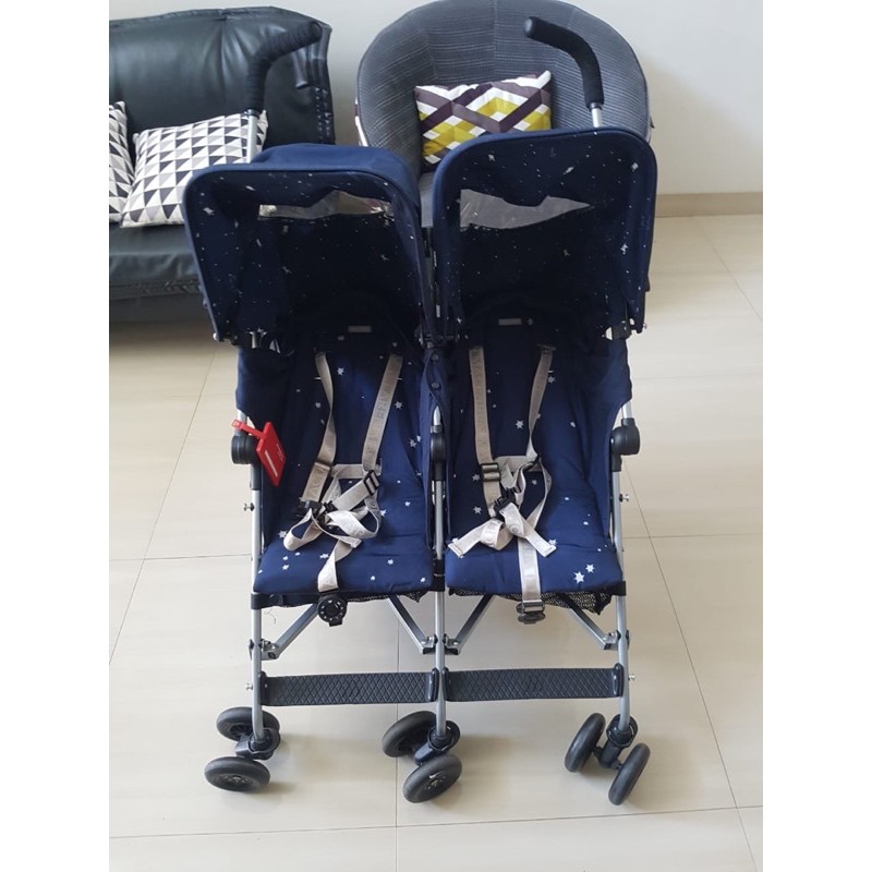 Stroller Twin Maclaren Zodiac Triumph Preloved like NEW