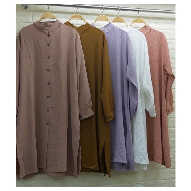 Tunic Lebaran 2025 Tunic wanita Terbaru 2025 Tunic Motif Korean Style Tunic Jumbo Ld 100 110 120 130