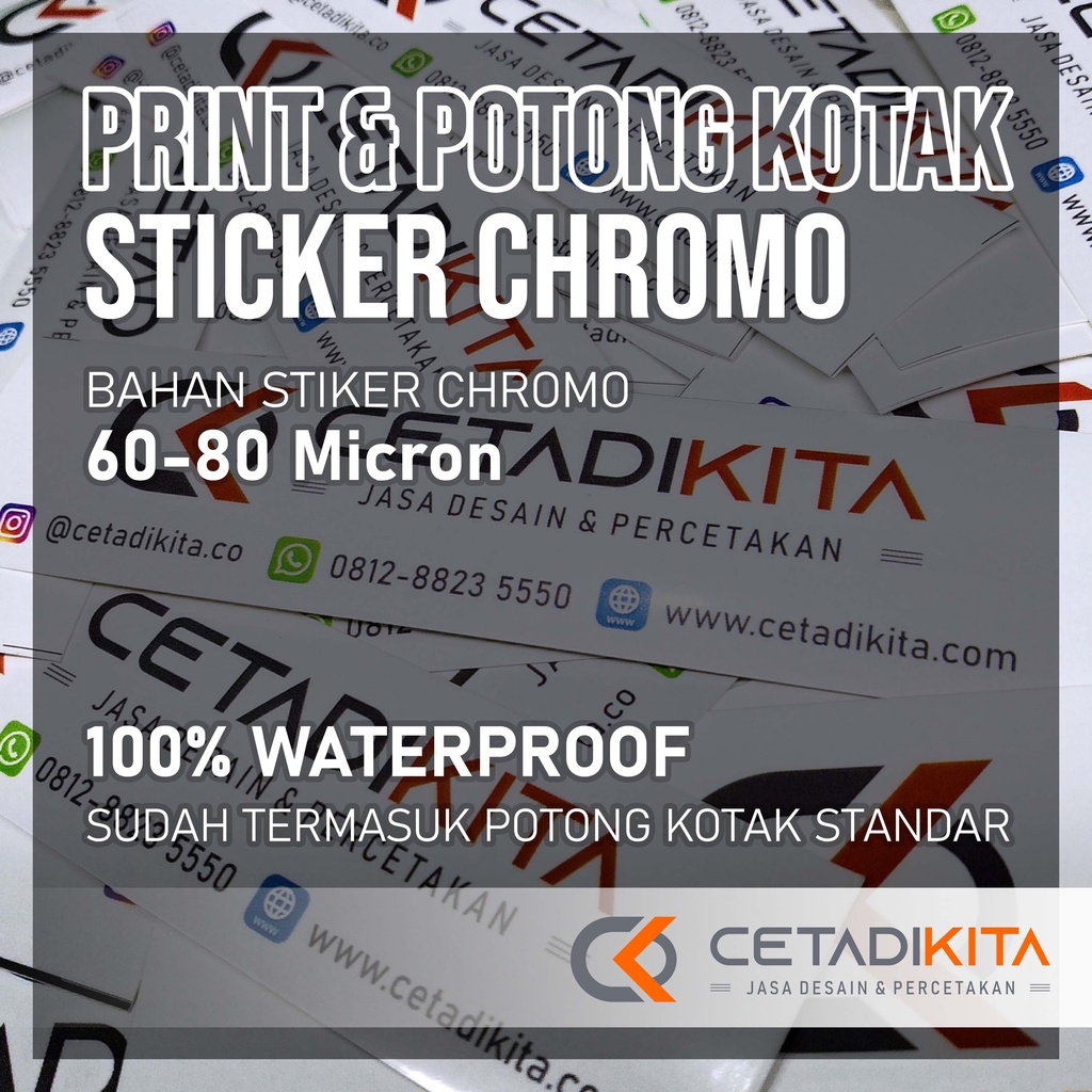 

Cetak Label Stiker Chromo Custom 7.5 x 11.5 cm