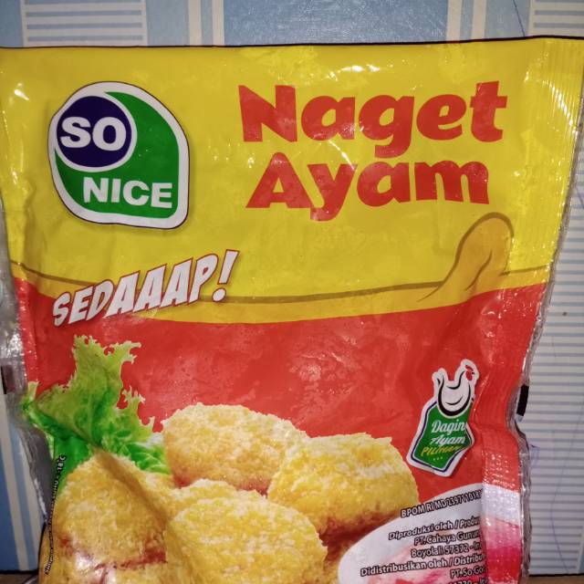 

Naget ayam so nice 250gr