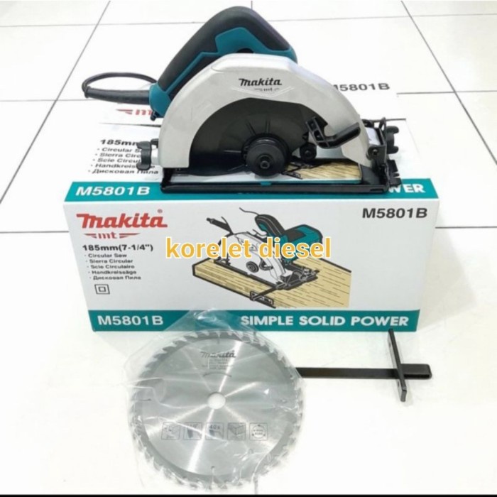 Mesin Sirkel Potong Kayu MAKITA 7inch M5801B Circular Saw MAKITA