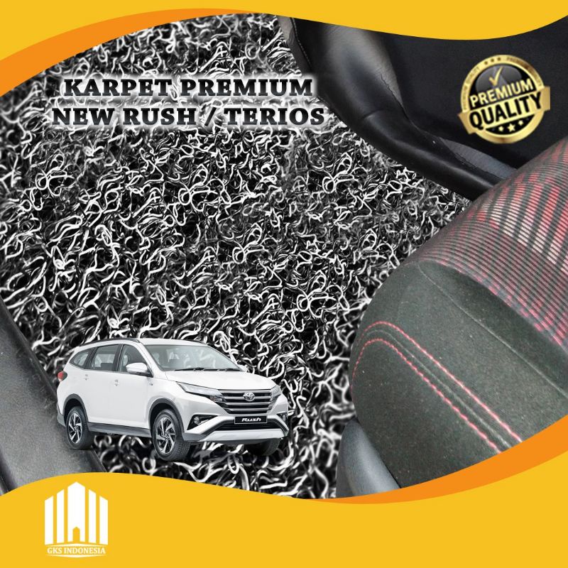 PRESTIGE KARPET MOBIL PREMIUM TOYOTA RUSH FULL BAGASI COIL MAT