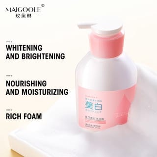 Amino Acid Body Wash Whitening Nicotinamide Liquid Shower Gel 300ml