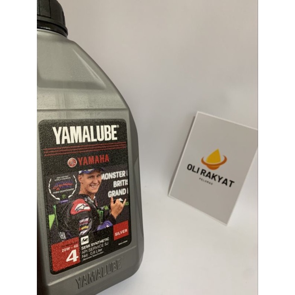 YAMALUBE SILVER 0,8 L SAE 20W-40 - OLI YAMALUBE SILVER 4-TAK 800 ML