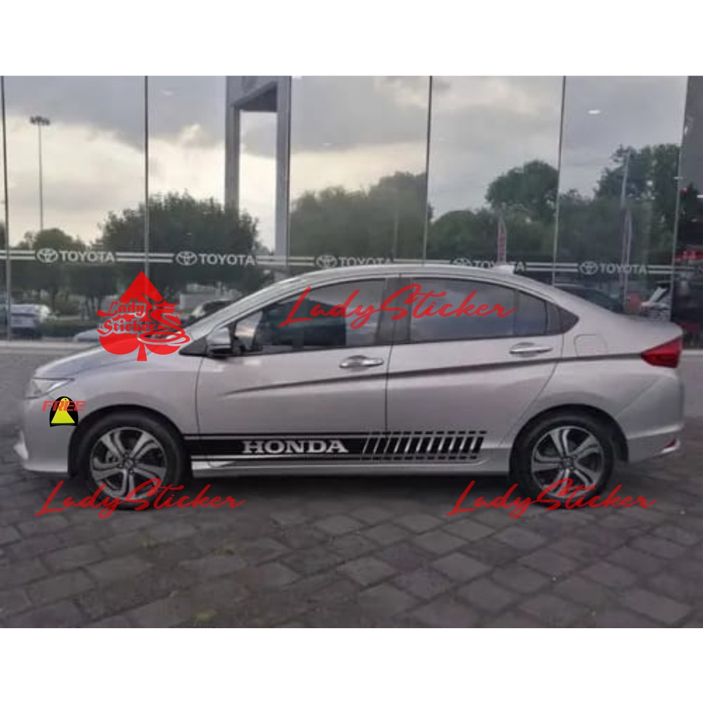 Cutting sticker mobil sticker stiker mobil honda city civic stiker list mobil sedan accord crv hrv b
