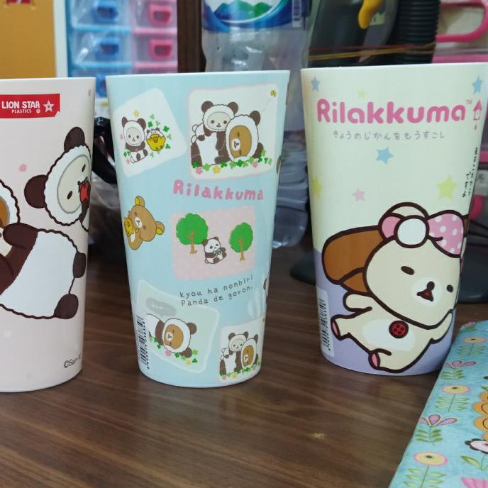 Promo Bulan Ini Gelas Anak Basic Rilakkuma Lion Star 500 Ml Promo