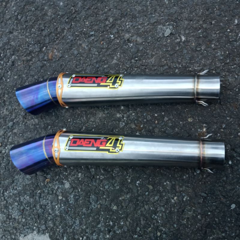 GRATIS LASER NAMA ,SLELENCER DAENG SAI 4 VIXION SATRIA FU MX KING MX NEW CB NEW CB OLD