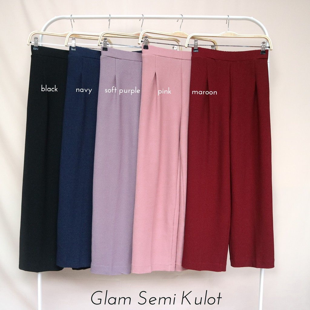  Celana  Glowing Glam Semi Kulot  Shopee  Indonesia