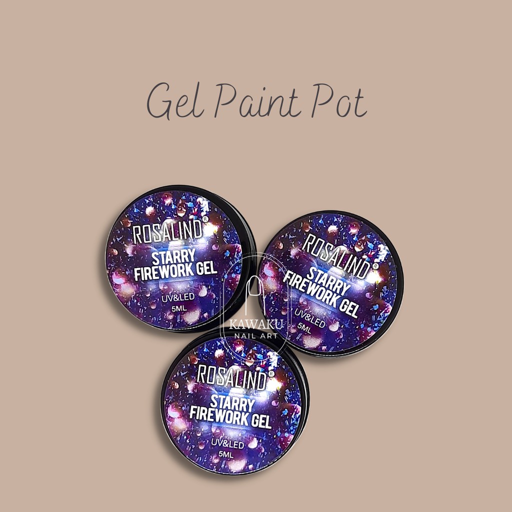 Rosalind Kutek Gel Polish UV LED Glitter Starry Series