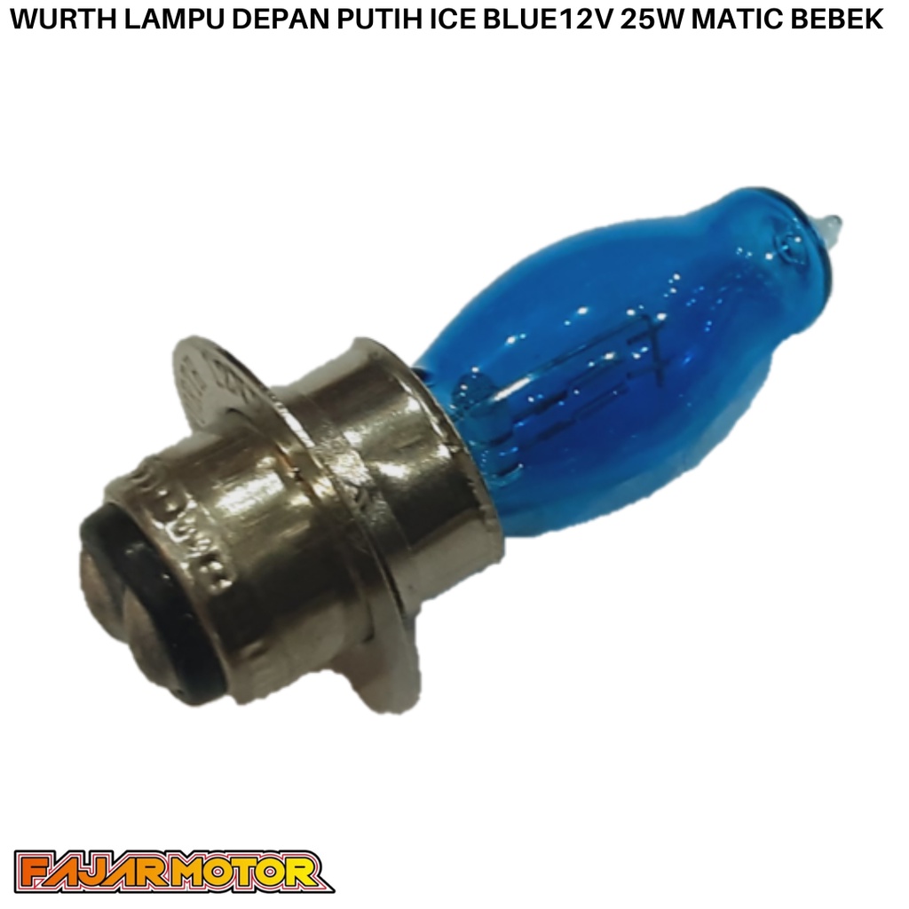 OBRAL LAMPU DEPAN WURTH HALOGEN PUTIH 12V 25W