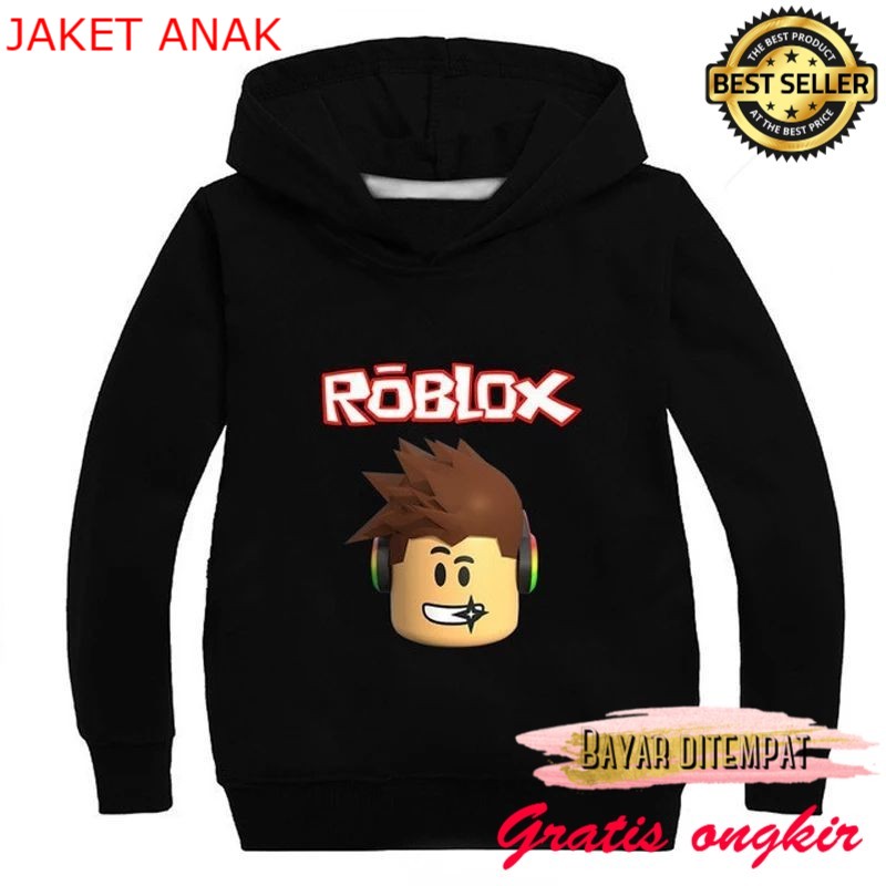 anime korea cod Sweater anak cewek pink ROBLOX jaket unisex lego robot hitam anak cowok s