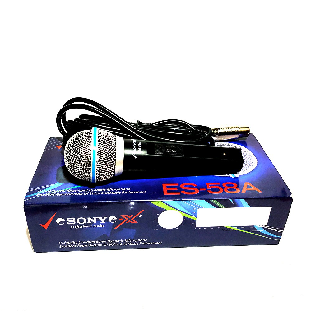 MIC SONY / MICROPHONE SONY / MIC MUSIK / MIC KARAOKE SONY-X ES-58A