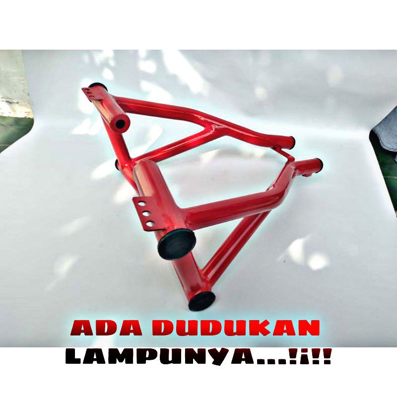 Crashbar CB150R NEW/ Pelindung body cb150r plus dudukan lampu tembak