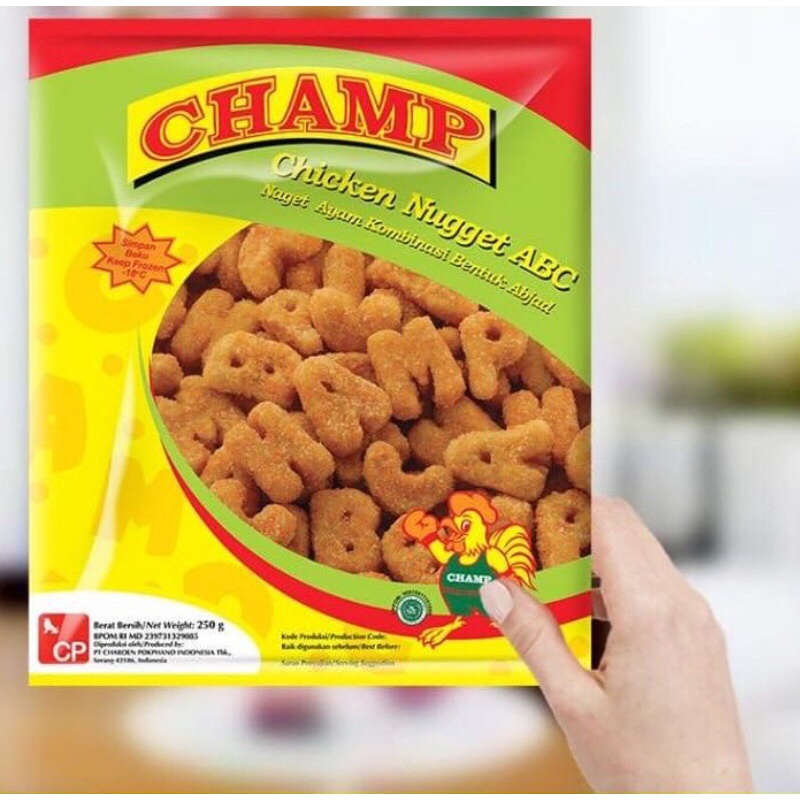 

CHAMP Chicken Nugget ABC [250g] / Naget Ayam