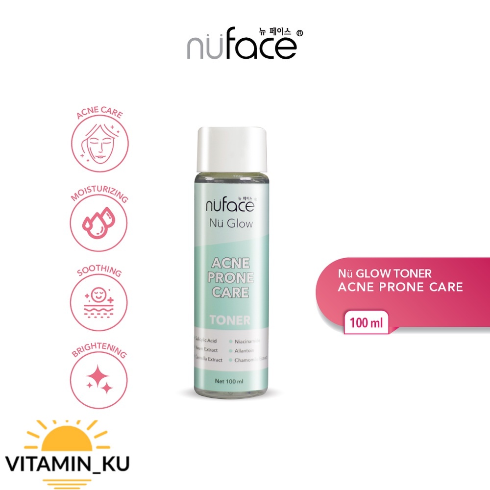 PROMO Nuface Nu Glow Acne Prone Care Toner (Normal to Oily Skin Toner)