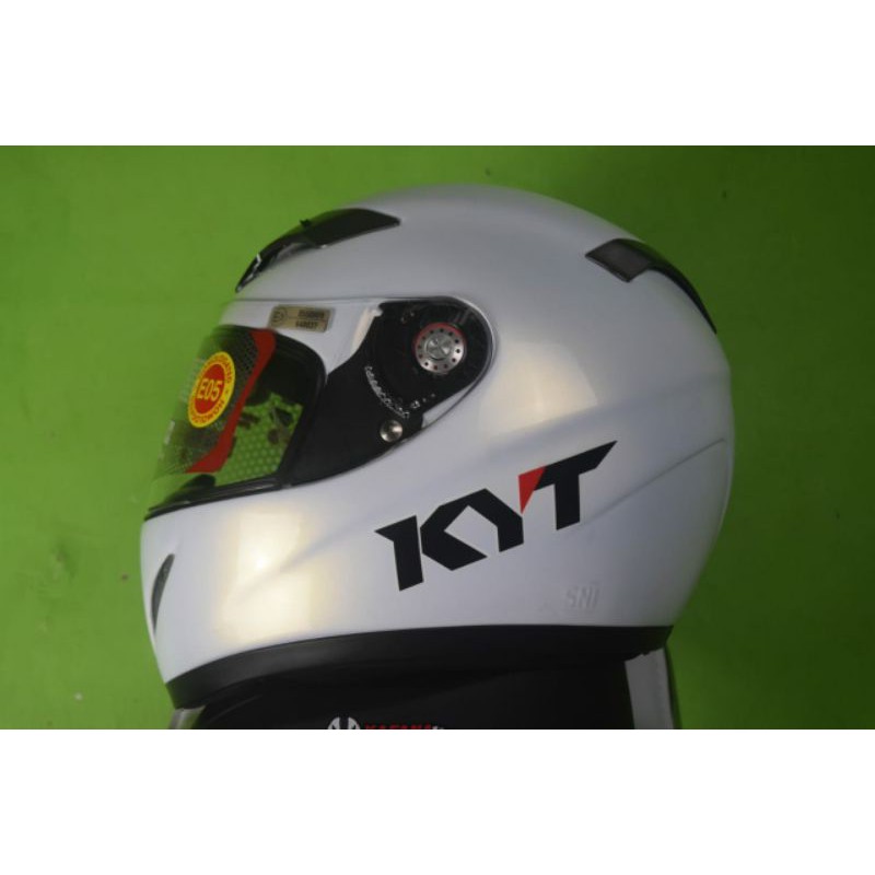 Kyt C4 tech Masal Race solid whiite